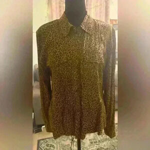 Dkny leopard print shirt - NWT